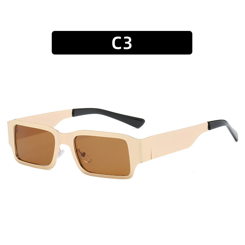 Wholesale PC Fashion Steel Leather Sunglasses